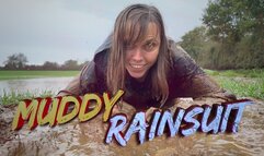 Muddy Fields, Rainsuit in the Rain (SFW) (4K)