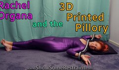 Rachel Organa and the 3D Printed Pillory (Purple Lycra Catsuit - Escape Attempt)