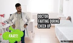 Gay Doctor farting during check up