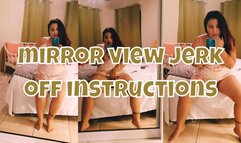 Jerk Off With Me - Mirror View Masturbation Encouragement