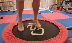 Barefoot Trampoline Bouncing HD