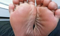 Foot Slave Barley Given Attention as Goddess Watches Tv POV  1080