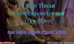 Deep Throat Competition for our Slaves