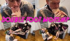 Double Foot Worship with Mistress Patricia Maz Morbid Oyuki