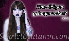 How did a loser like you get my number? - MP4 HD 1080p