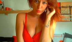 Beautiful Italian redhead dominates you and makes you horny 4K