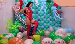 Dani Balloon Stomp To Pop Delight - 4K