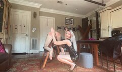 Caning His Back Porch Red (1080p) Part 1