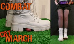 Combat Girl Marching on Your Cock and Balls (Double Version) - TamyStarly - CBT, Bootjob, Shoejob, Ballbusting, Combat, March, Boots, Trample, Trampling, Crush, Crushing
