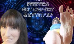 Peepers get caught AND crushed!! 4K