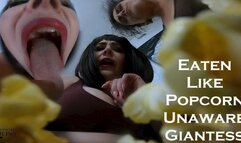 Eaten Like Popcorn Unaware Giantess WMV