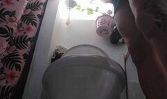 Mkv Pt 2 Pushing Moaning Toilet fetish spycam Giantess unaware smoking belly rubbing moaning while going to the toilet Toilet Sounds