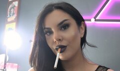 Black lips smoking fetish ~ Sweet Maria