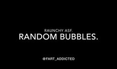 Random Bubbles and Face expressions