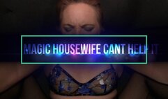 Bimbofied housewife cannot help herself