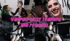 Vampire Mistress - Makeover Training and Pegging Sissy - Anura Laas and Maz Morbid