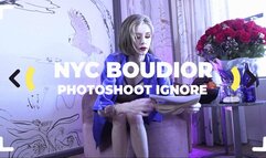 NYC Boudoir Photoshoot Ignore - Lingerie Tease POV by Goddess Kyaa - 720p MP4