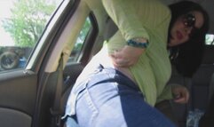 GASSY GIRL IN THE CAR MEGA PUBLIC FARTING EVENT