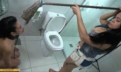 Drink Mop Toilet Humiliation by Mistress Beh # SD MOBILE