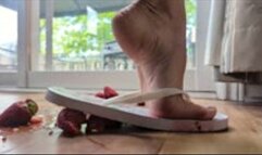 Giantess Smashing Strawberries