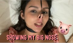 Showing Different Angles Of My Big Nose + Nosehook