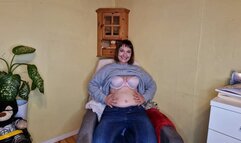 Girlfriend's Bloated Belly 2