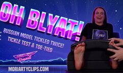 "Oh Blyat!" Russian Model Gets Tickled Twice!