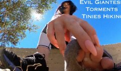 Evil Giantess Torments Tinies Hiking - A VR 360 Outdoor Public Fantasy Worshiping Sweaty Feet and Armpits