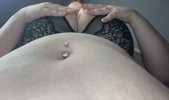 Big tits and belly JOI