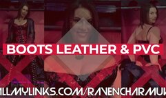 [058] Boots Leather and PVC