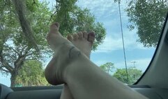 Feet on Dash