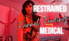 Restrained Funnel Feeding - Encouraged Medical Weight Gain Made to Gain Feedism Weight Nurse Alara Goddess Glutton
