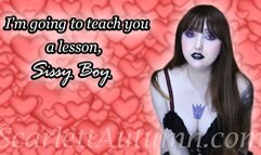 Teaching a lesson to the Sissy Boy - MP4 SD 480p