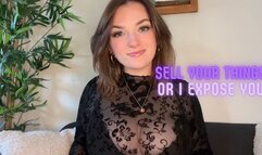 Sell Your Things or I'll Expose You - Homewrecking Goddess