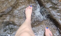 Sexy Feet in Natural Water