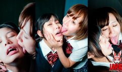 Tongue Thrust: An Intimate Encounter of Innocent schoolgirls with Konoha Kasukabe and Kotomi Shinozaki