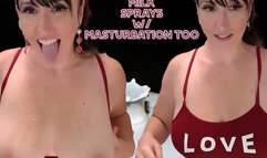 Milk Sprays w Masturbation too