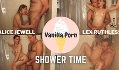 Daddy Shower Time | Good Girl pisses in shower and gets fucked by Daddy | 1080p 60fps HD mp4