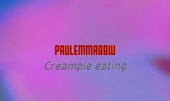 creampie eating