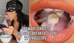 Ultimate unaware breakfast experience | Giantess vore pov - Lalo Cortez and Vanessa