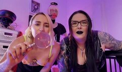 Small penis humiliation with Madame Electric POV