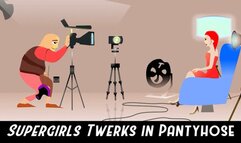 Super girl Twerks in Pantyhose