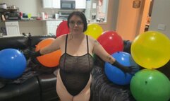 Popping Massive 36 inch Balloons (mp4)