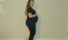 Pregnant Desperation in Overalls