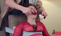 Bailey Taped, Gagged, Drooling and Helpless (MP4 Format)