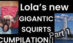 BRAND NEW, HUGE GIGANTIC SQUIRTS CUMPILATION!! Part 1