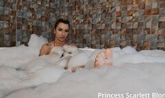 Princess Scarlett Blond - Sexy Princess Scarlett Foot worship jacuzzi - FOOT WORSHIP - SOLES - WRINKLED SOLES - FOOT DOMINATION - ASS - FEMDOM - FOOT FETISH - FOOT SLAVE - DIRTY FEET - (FOR MOBILE DEVICES)