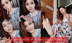 Mother's Day - Smoking MILF - 3 videos in 1