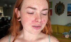 Freckled Bare Face Worship (wmv)