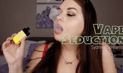 Vape Seduction - A vaping scene featuring: smoking, JOI, lip fetish, pink lipstick, oral fixation, face fetish, smoke clouds, and vape clouds - 720 WMV